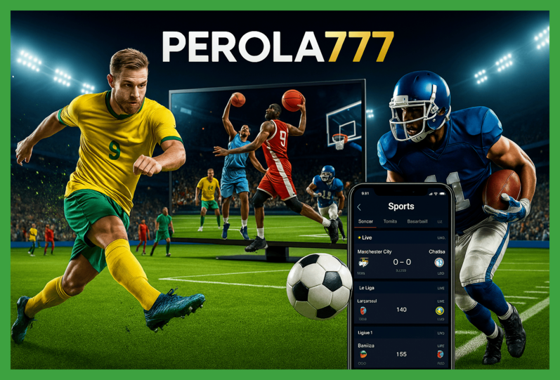 Aposte em apostas esportivas no cassino online PEROLA777